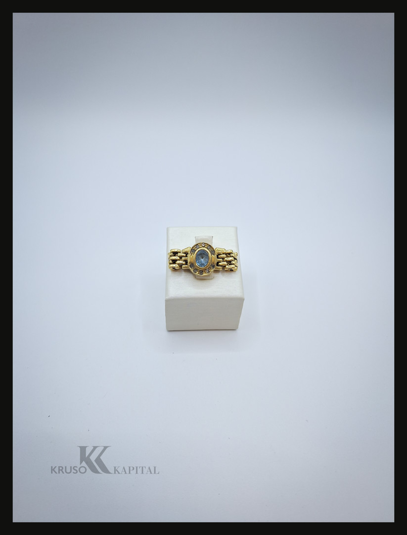 Anello oro pietra 
