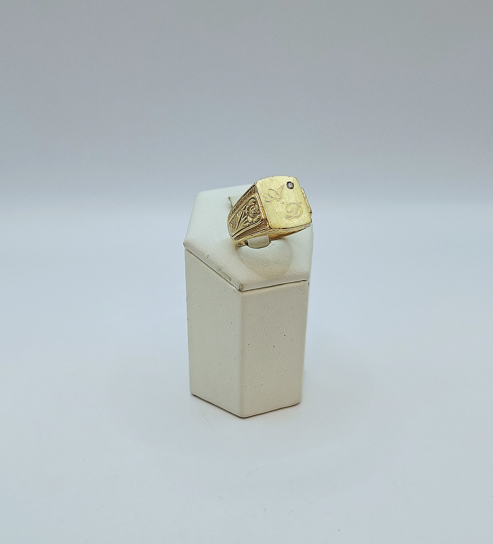 Anello oro diamantino
