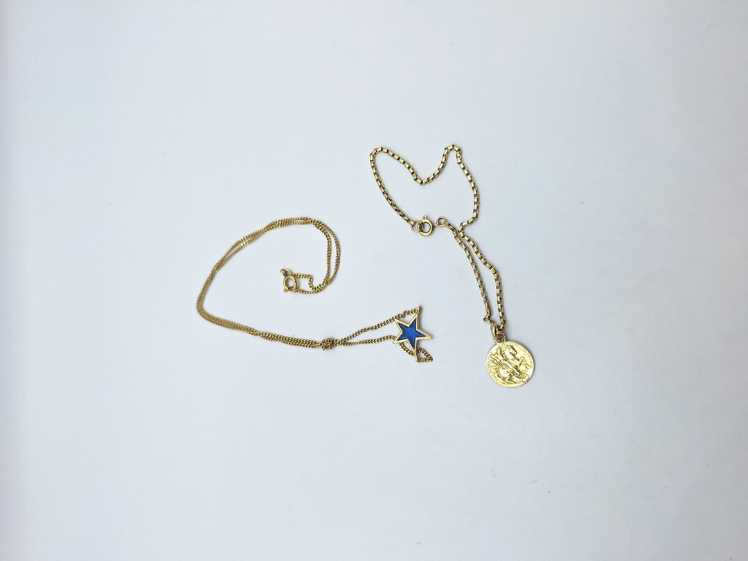 Bracciale collana ciondolo oro pietra