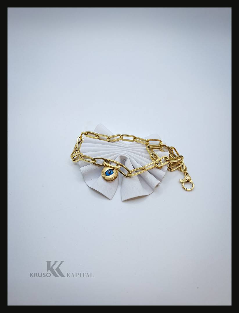 Collana oro pietra