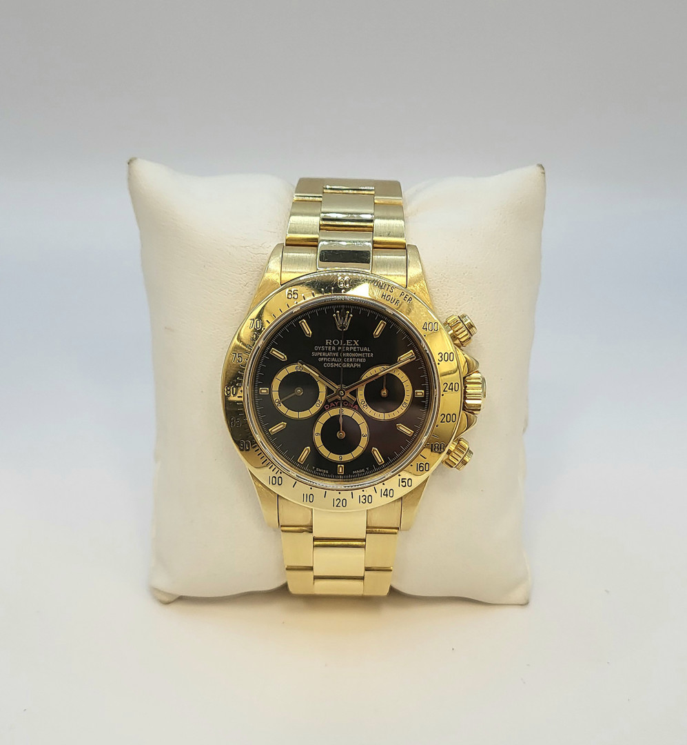 Bracciale con cronografo oro Rolex Daytona automatico