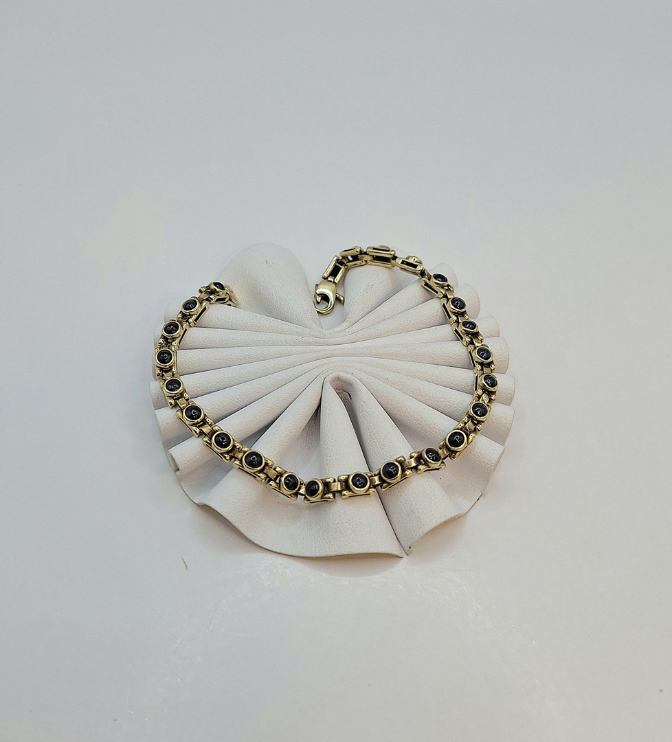 Bracciale oro pietre