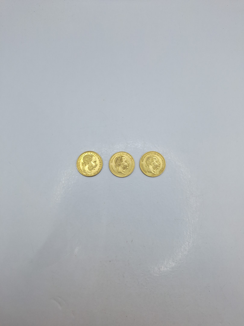 Tre monete oro 