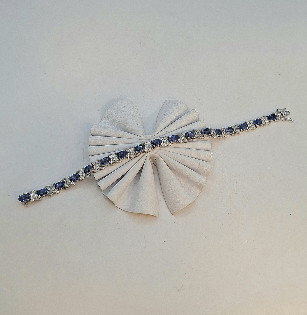 Bracciale oro pietre diamantini