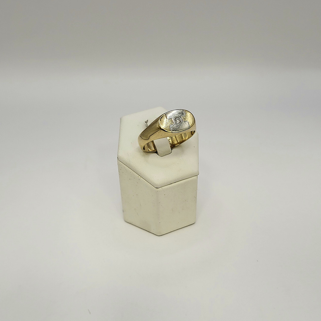 Anello oro diamantino
