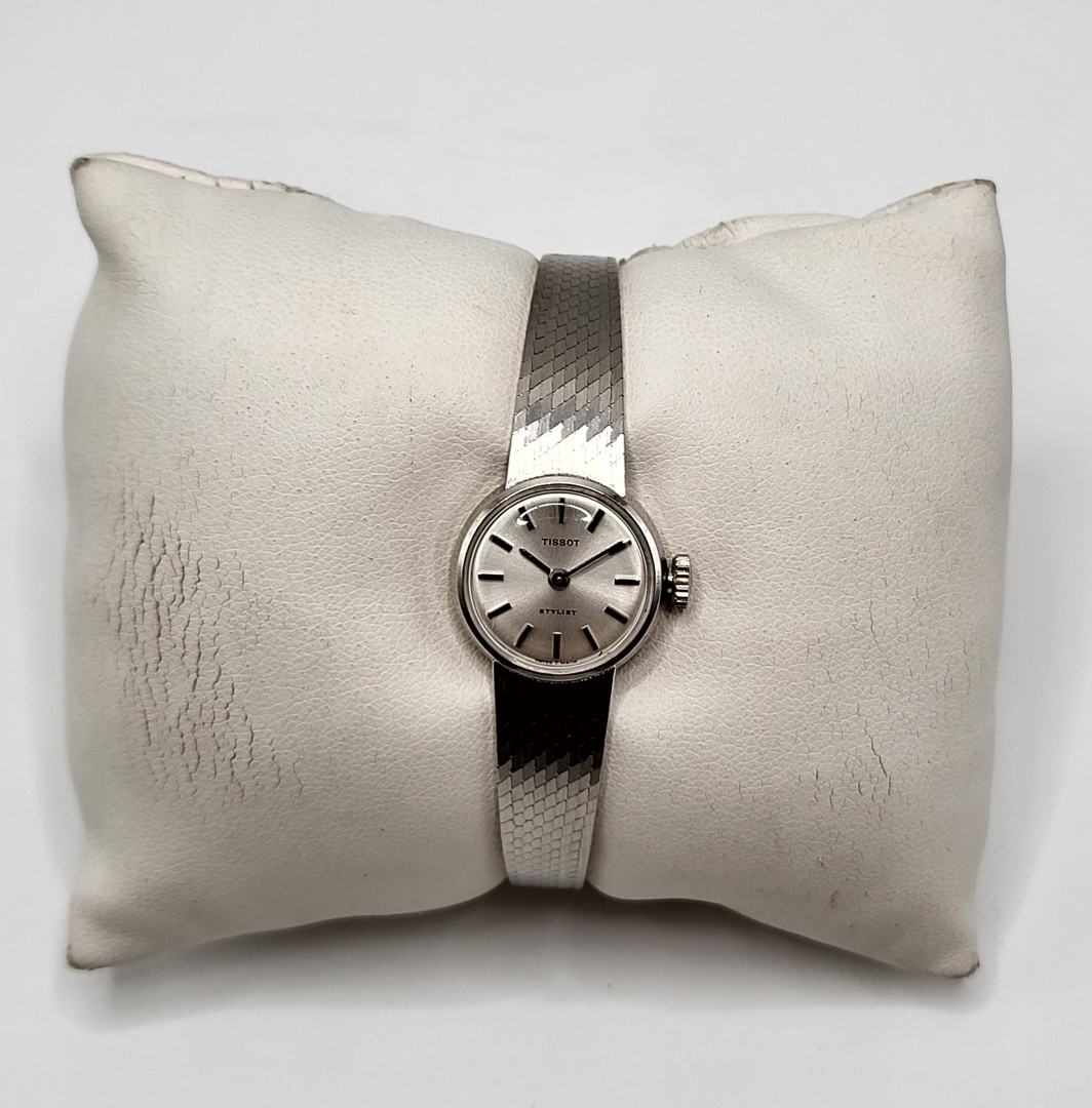 Bracciale con orologio oro Tissot