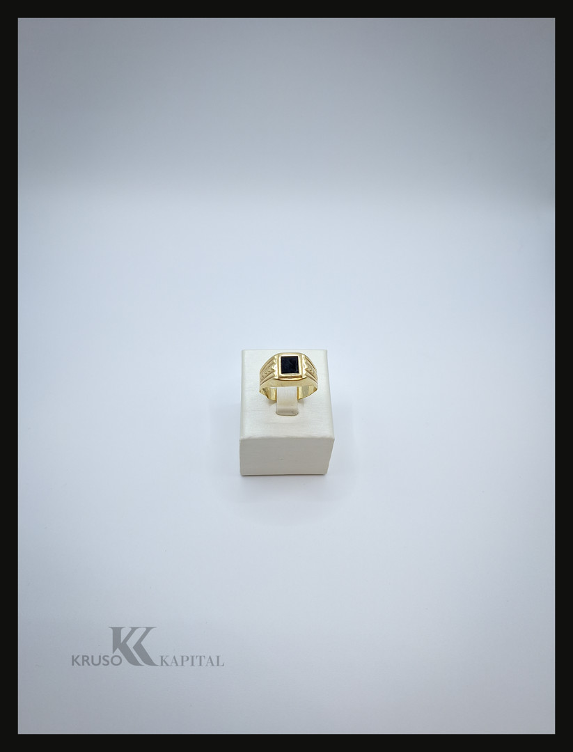 Anello oro con pietra