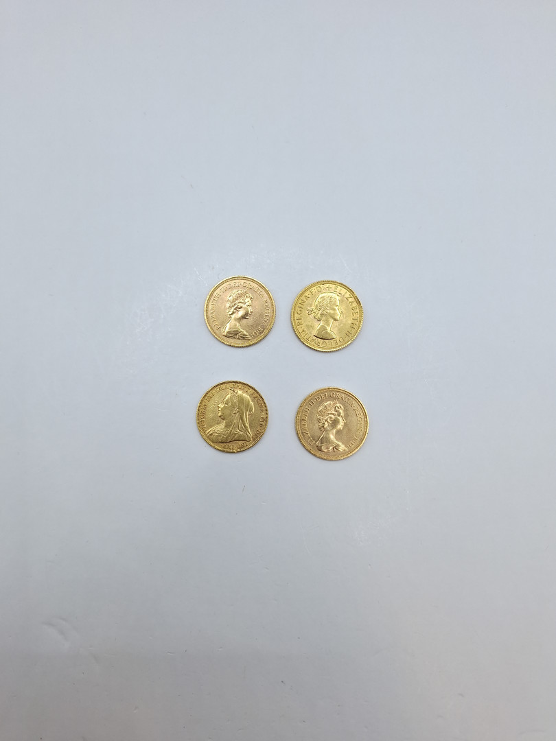 Quattro sterline oro 