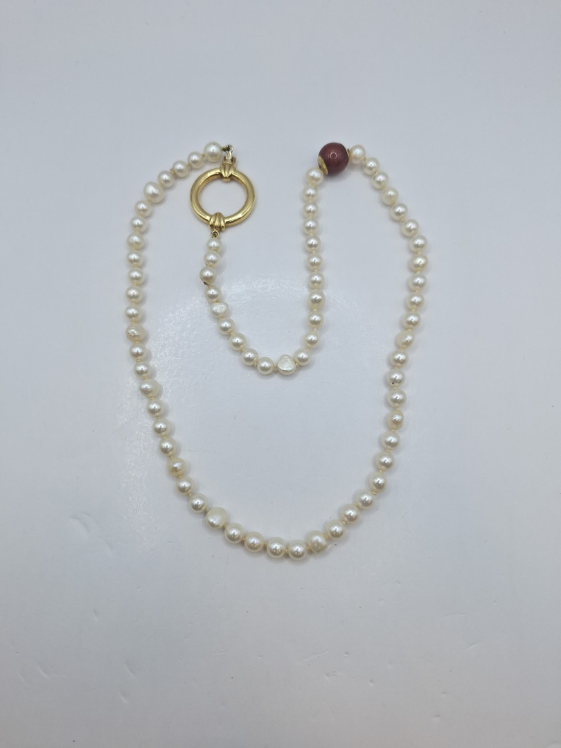 Collana perle oro