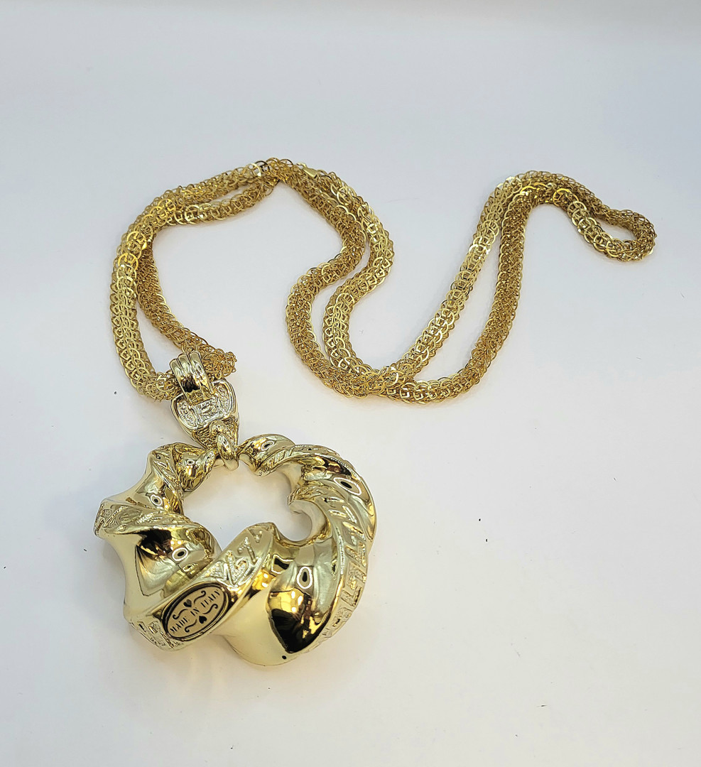 Collana ciondolo oro