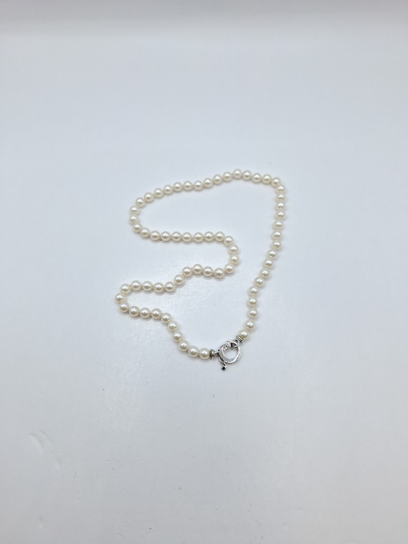 Collana perle con chiusura oro 