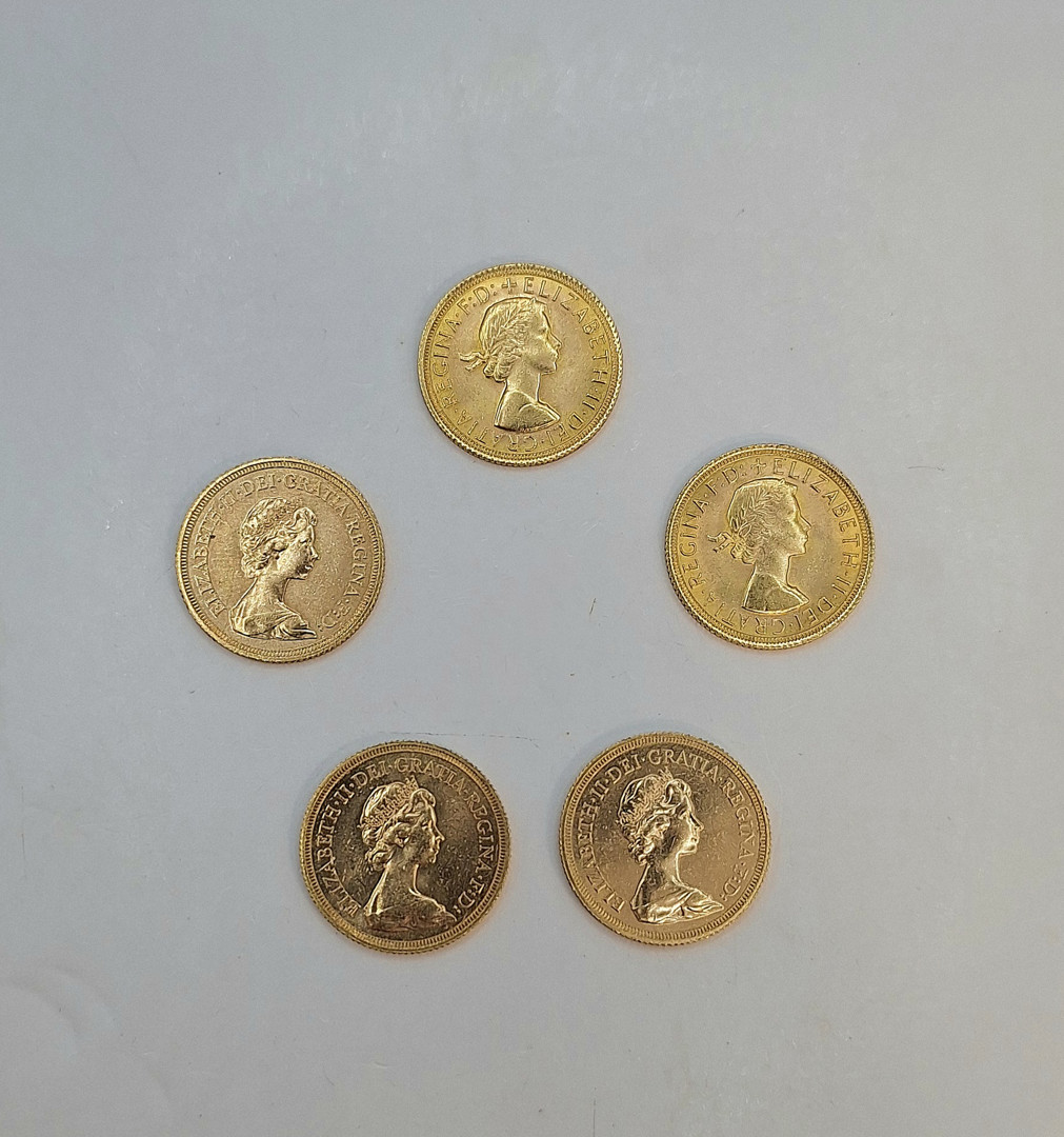 Cinque sterline oro