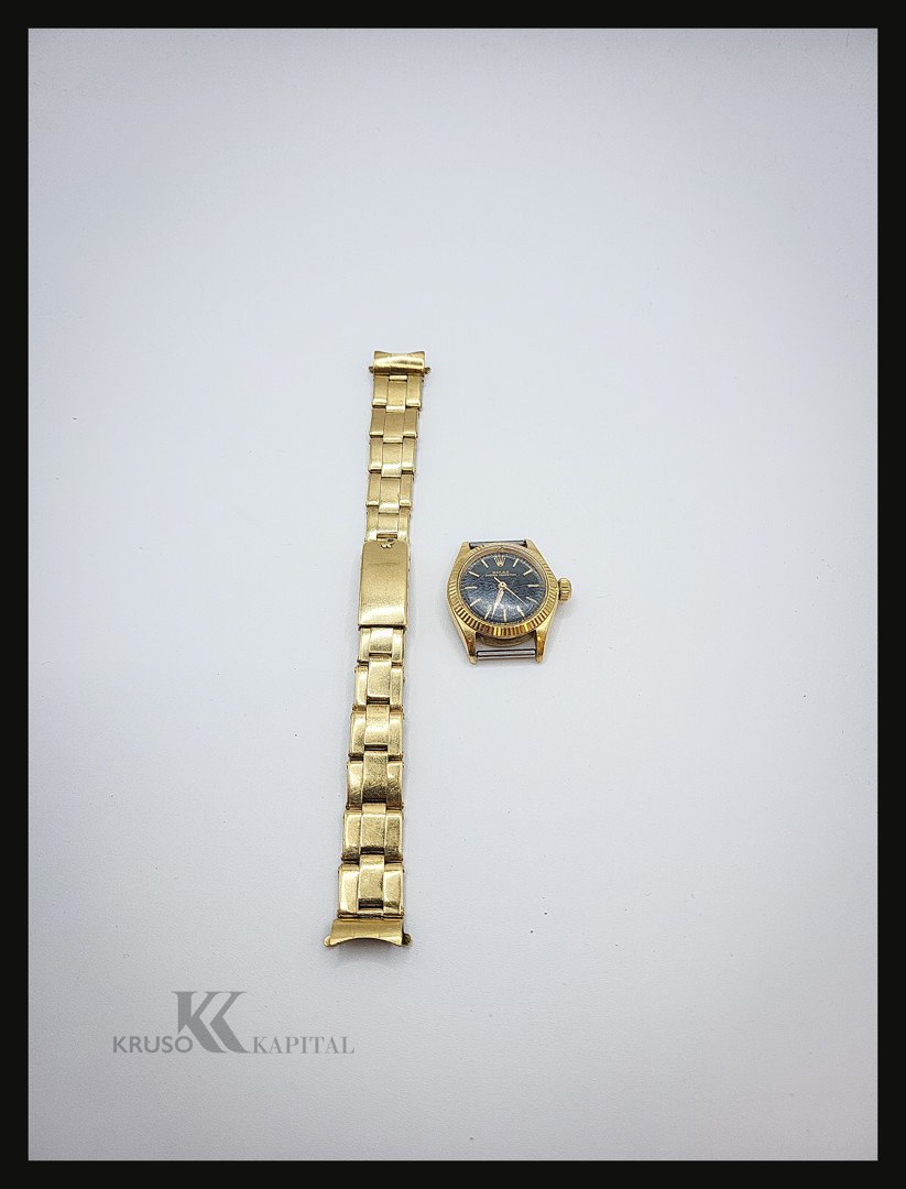 Orologio Rolex Oyster Perpetual Lady e bracciale oro