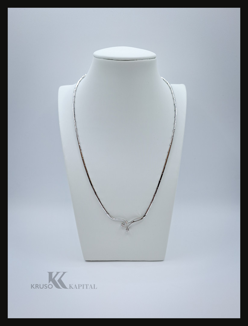 Collana oro diamanti