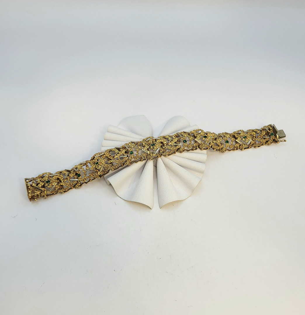 Braccialetto oro smalti