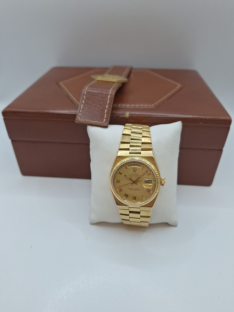 Orologio oro Rolex Day-Date con scatola a corredo