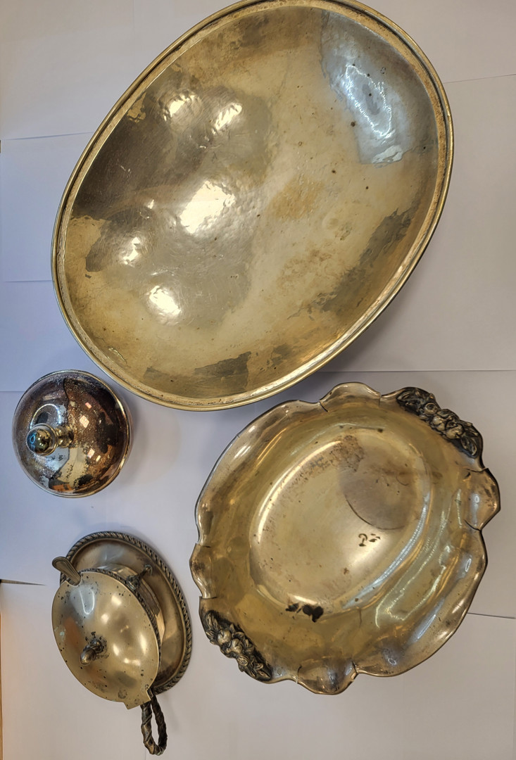 Vari oggetti argento