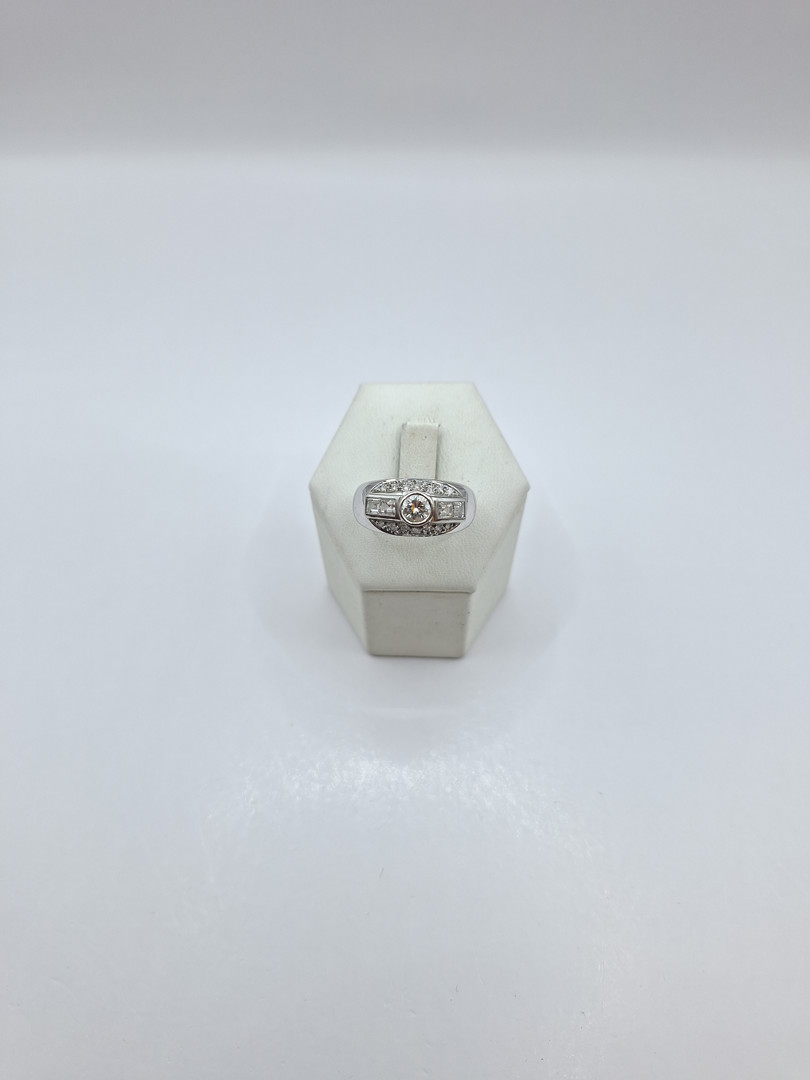 Anello oro diamanti