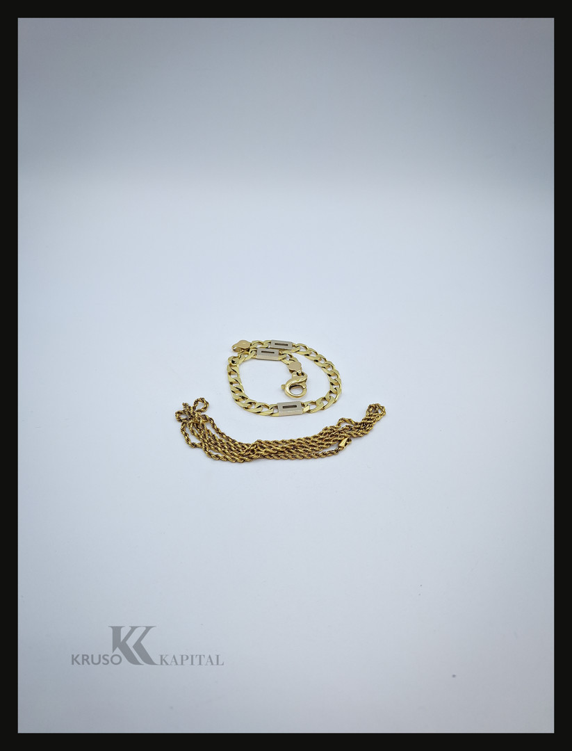 Collana bracciale oro