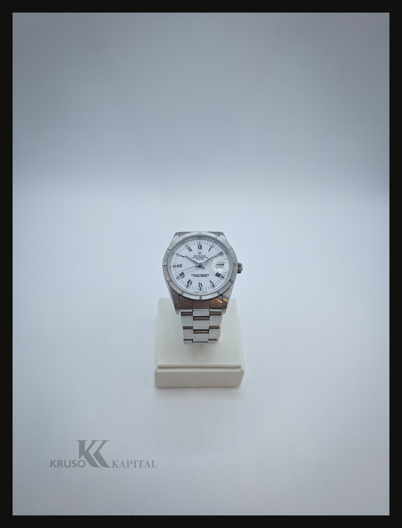 Bracciale con orologio acciaio Rolex Oyster Perpetual Date