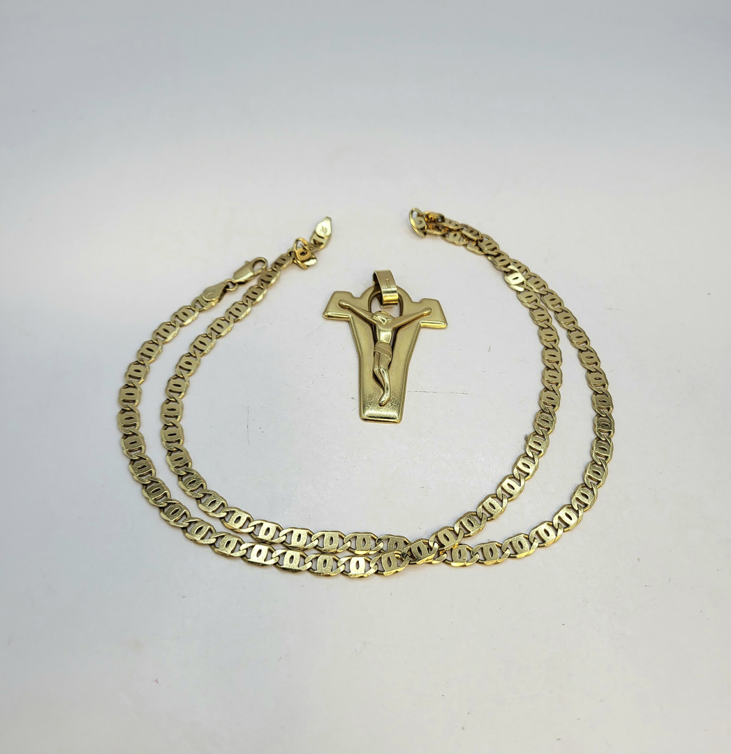 Catena e ciondolo oro