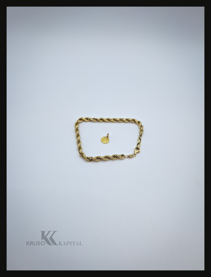 Bracciale e ciondolo oro 