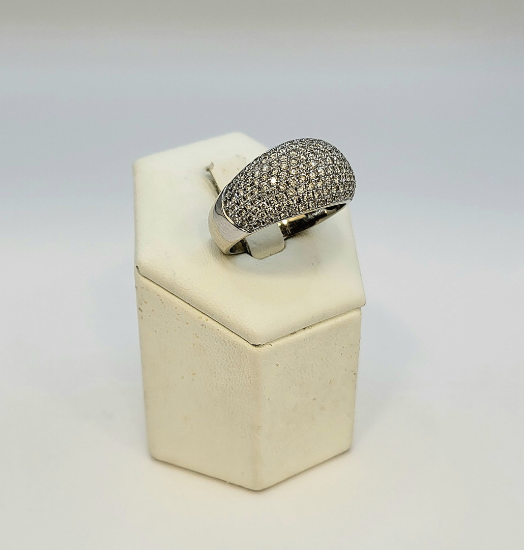 Anello oro diamantini