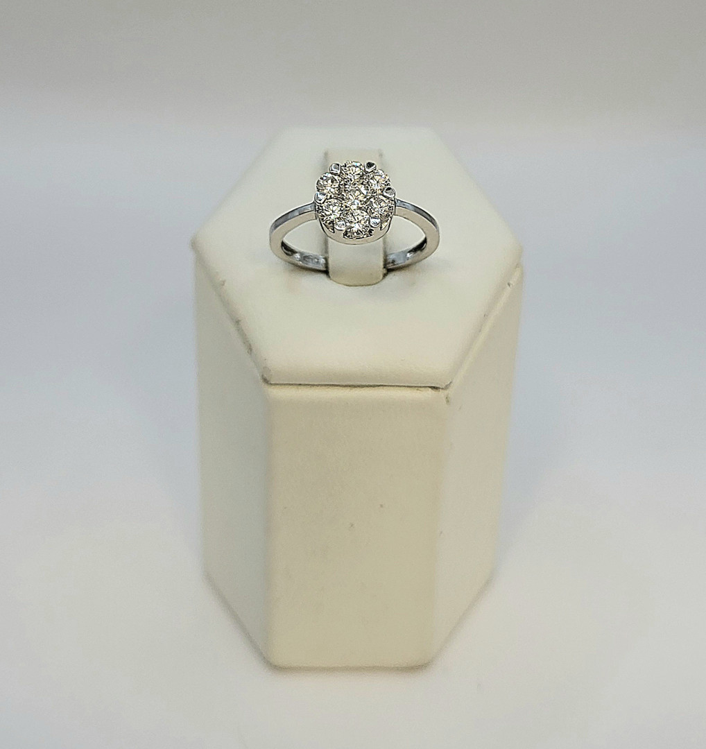 Anello oro diamanti