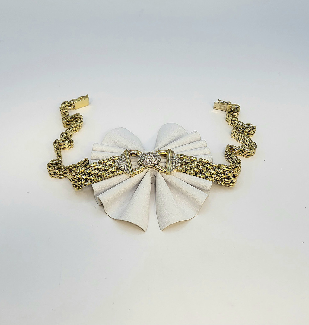 Collana oro diamanti