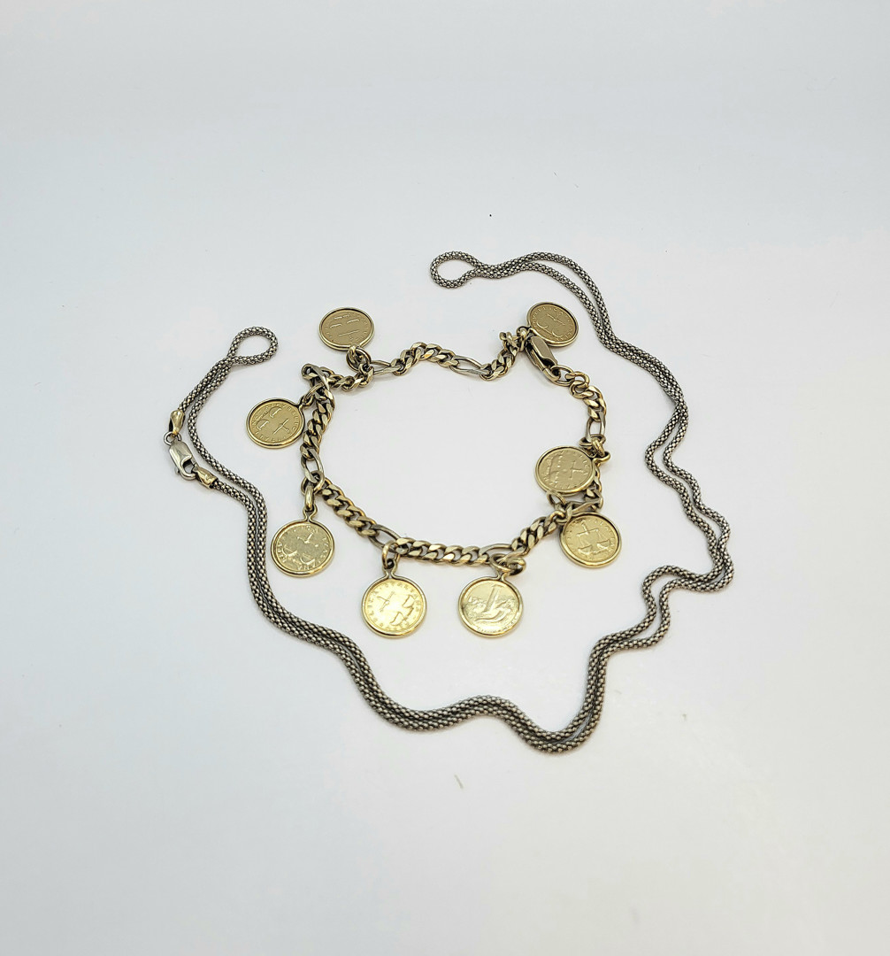 Collana e bracciale oro