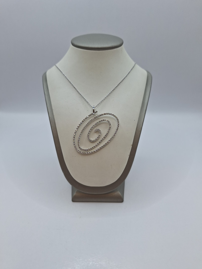 Collana oro diamantini 