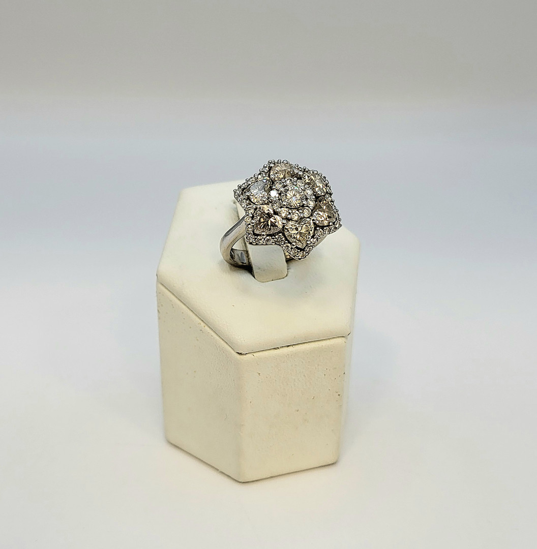 Anello oro diamanti