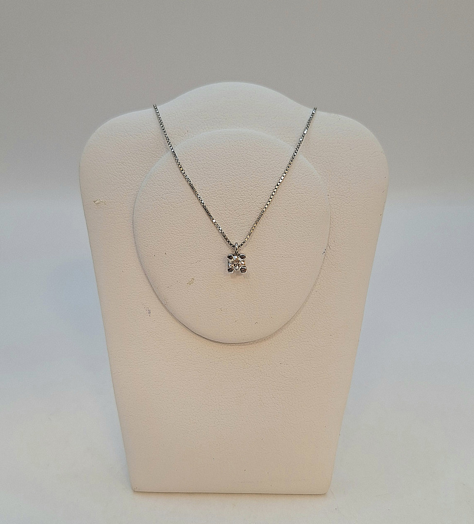 Collana oro diamantino