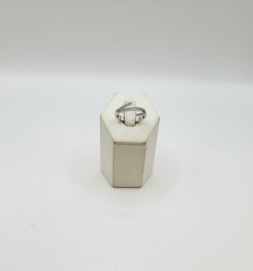 Anello oro diamantini