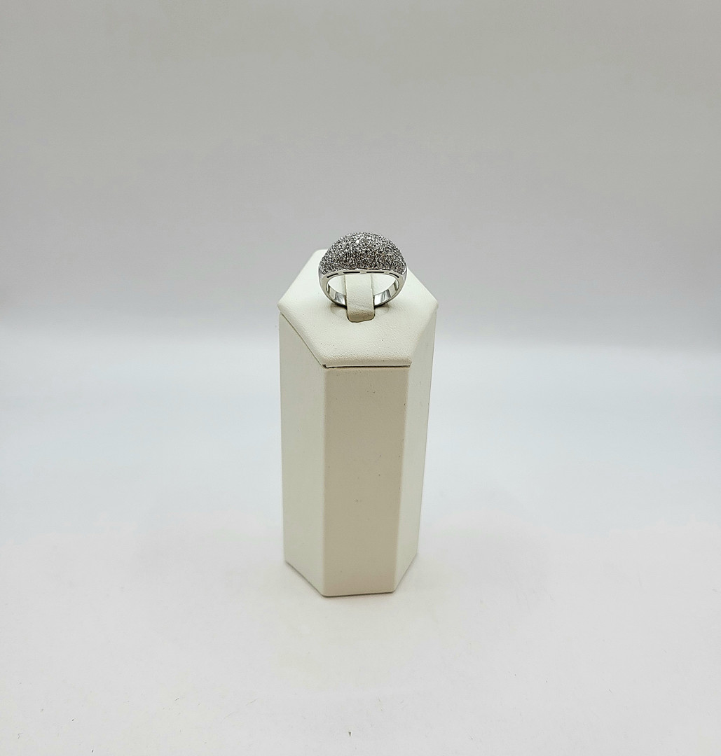 Anello oro diamantini