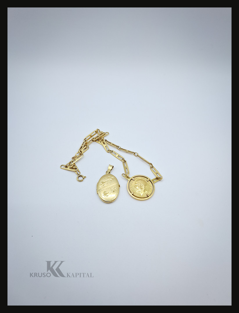 Collana e ciondolo oro
