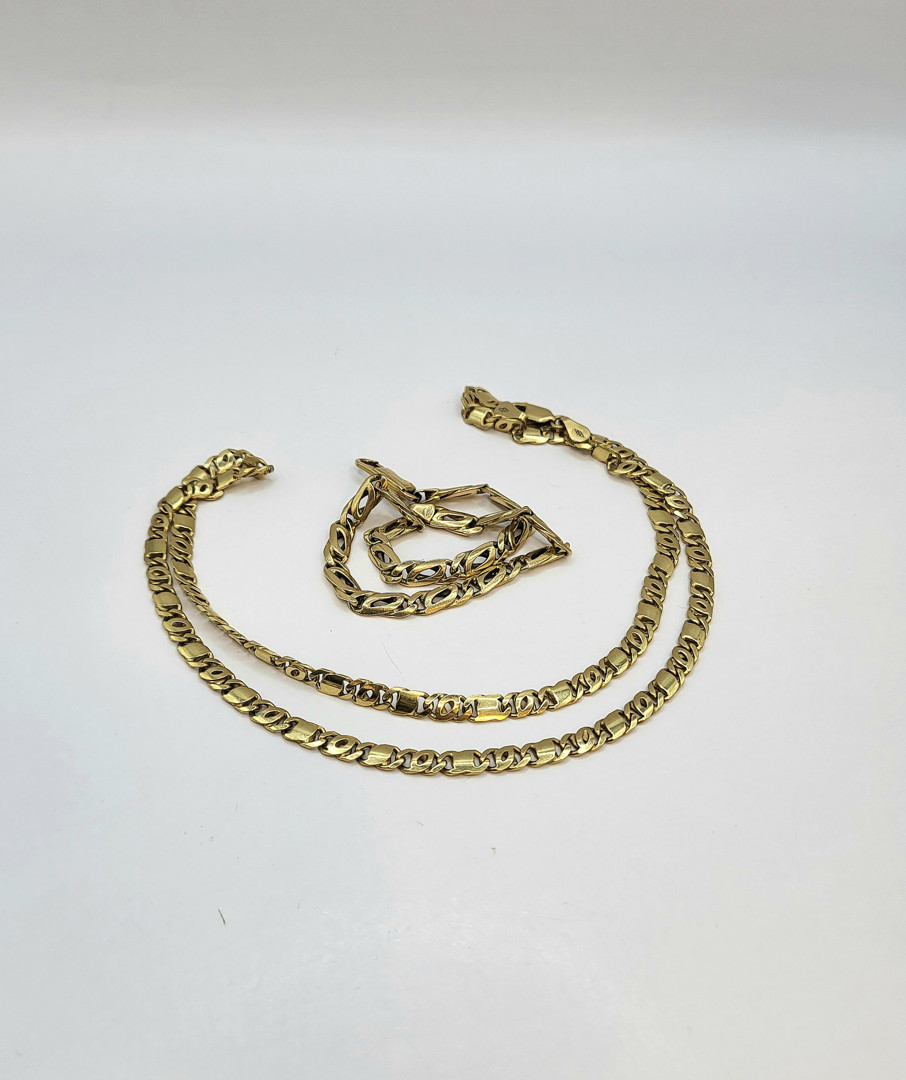 Bracciale e catena oro