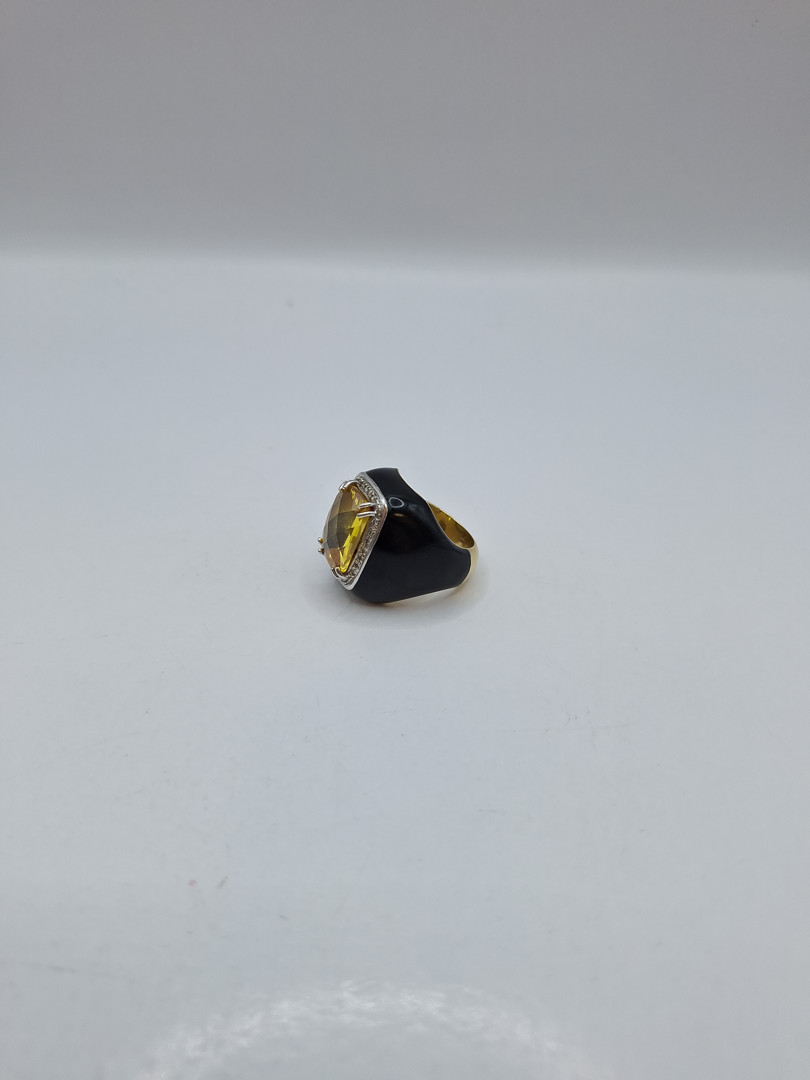 Anello oro argento pietre 