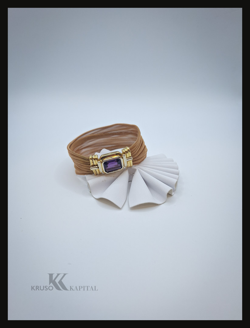 Bracciale oro pietra 