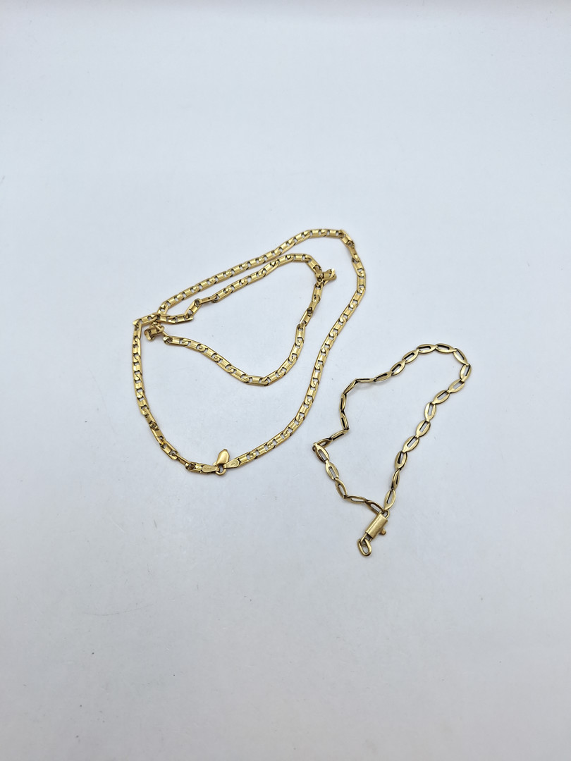 Bracciale e collana oro 