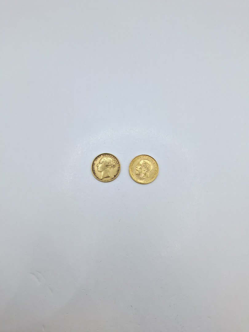 Due sterline in oro 