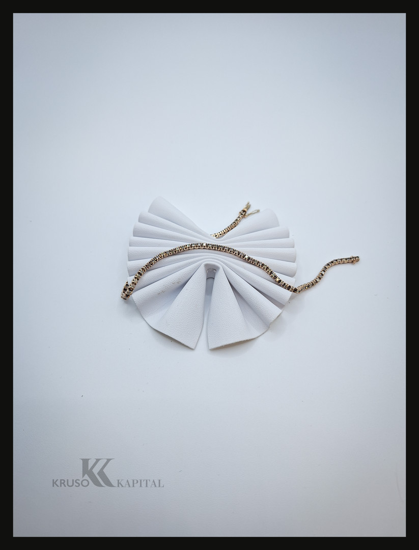 Bracciale oro diamantini