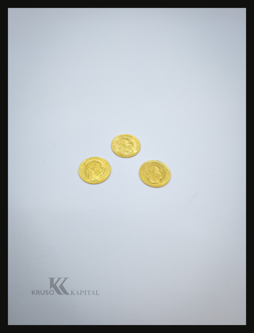 Tre monete oro