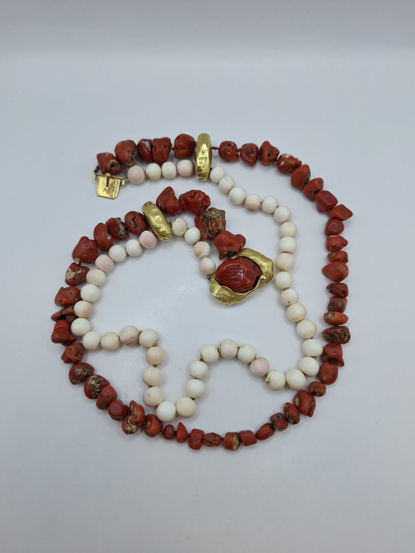 Collana coralli oro 