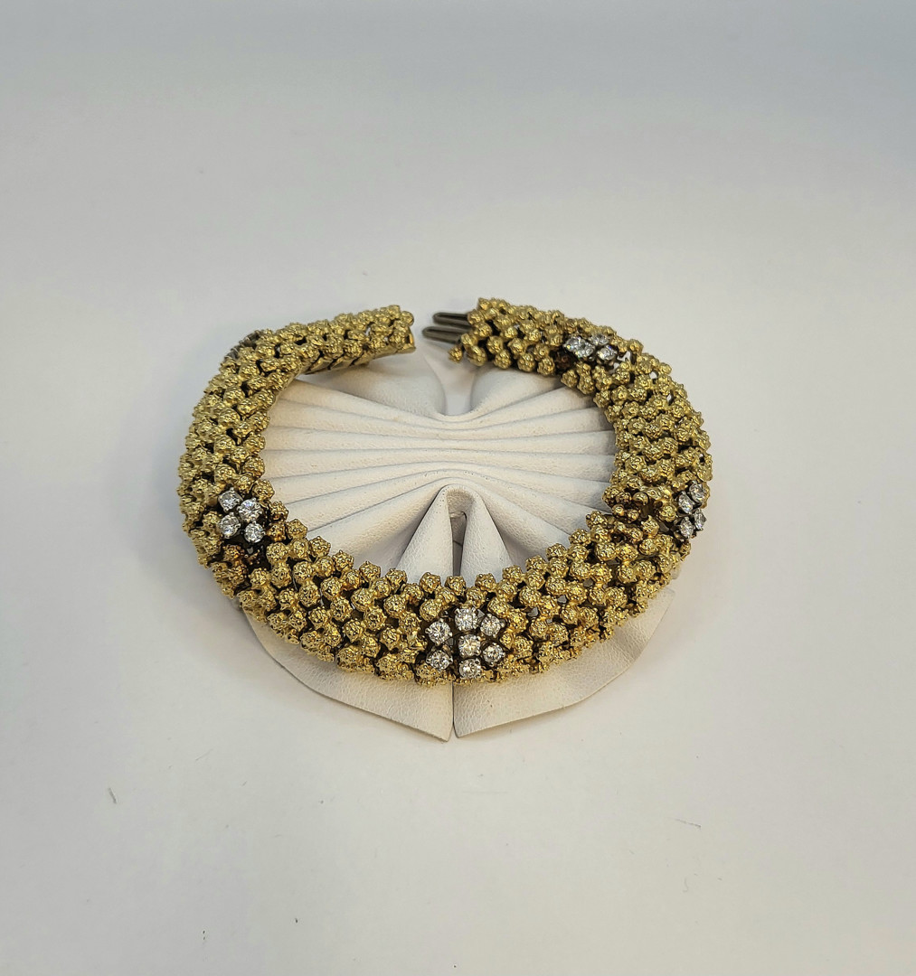 Bracciale oro diamanti