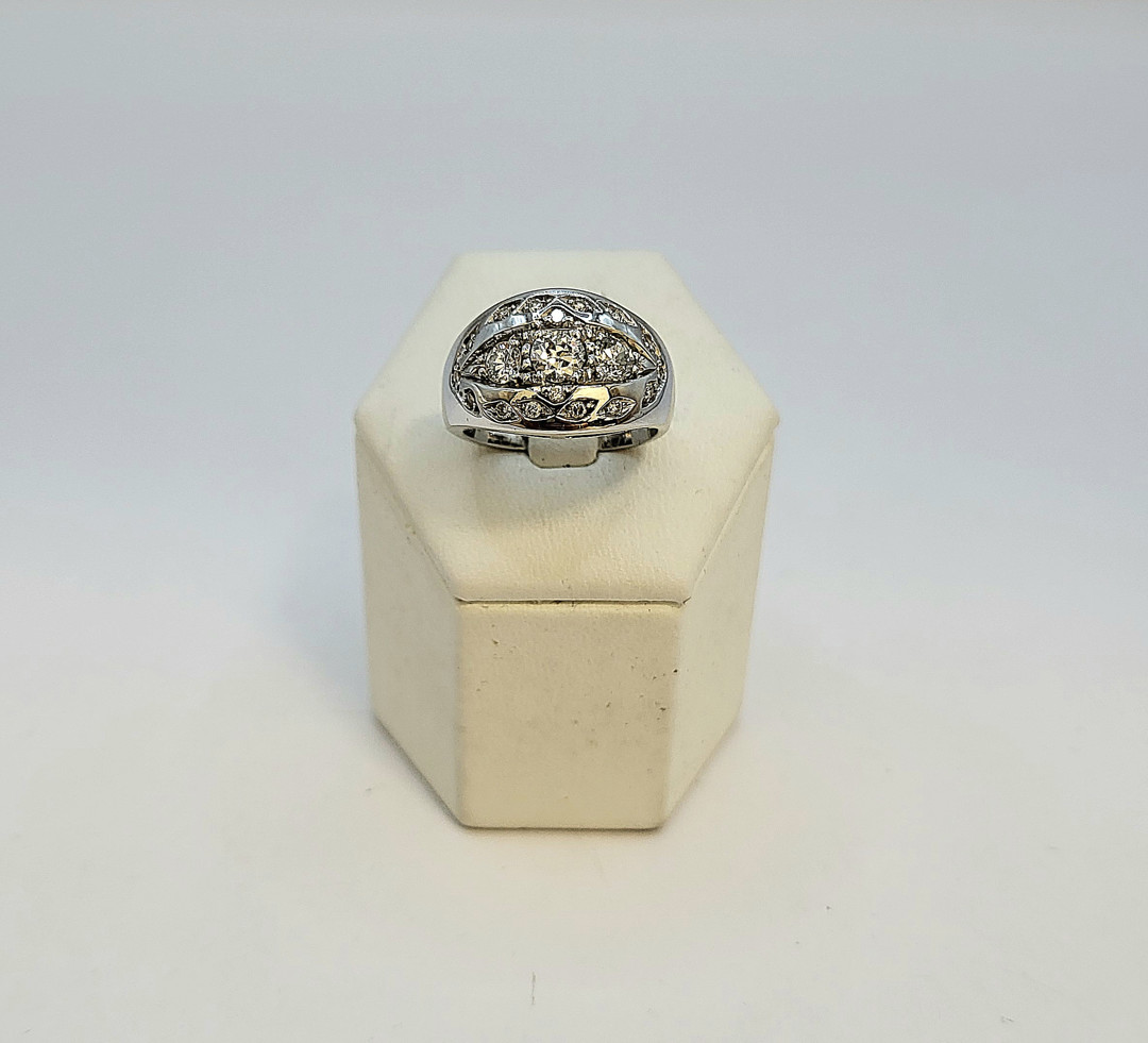 Anello oro diamanti