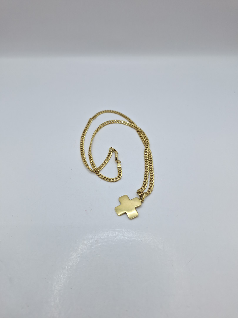 Collana croce oro
