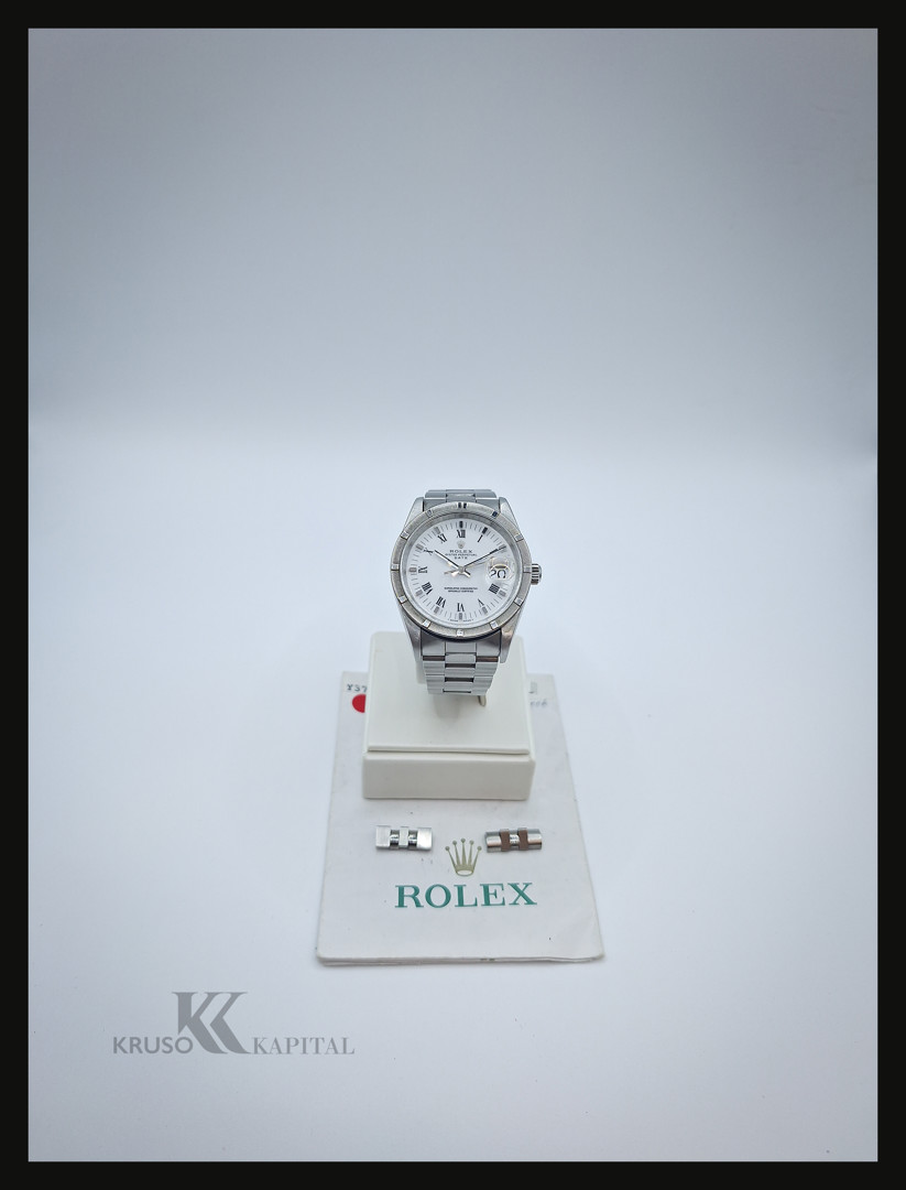 Orologio bracciale acciaio Rolex Date garanzia a corredo