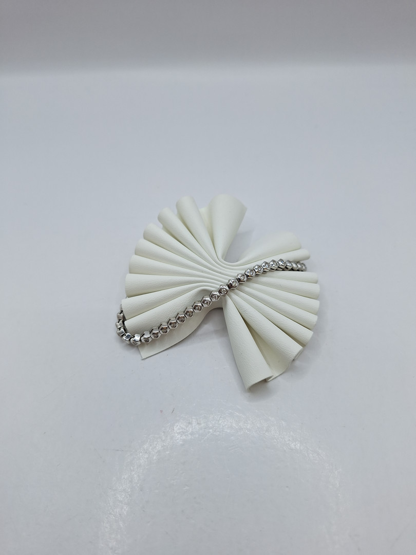 Bracciale tennis oro diamantini