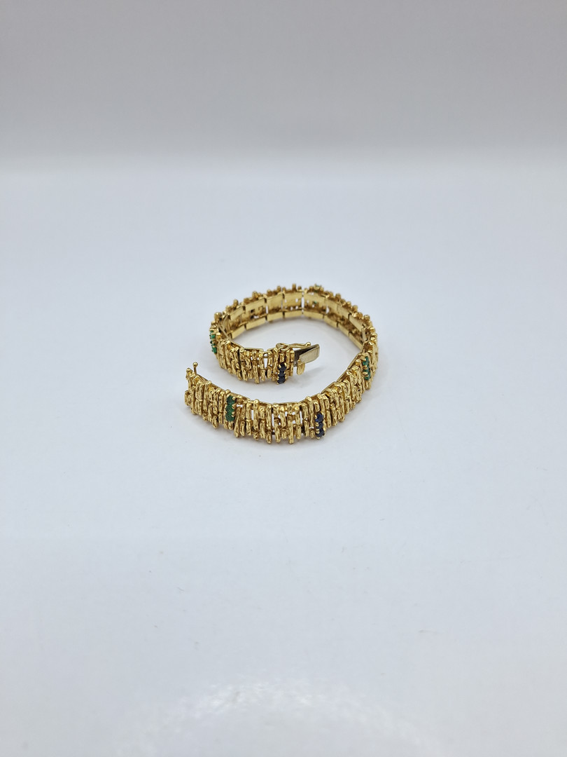 Bracciale oro pietre 